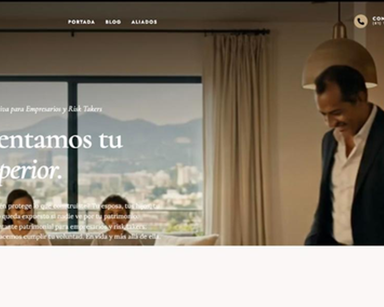 Sitio web de BienSuperior desarrollado por 3GENIOS